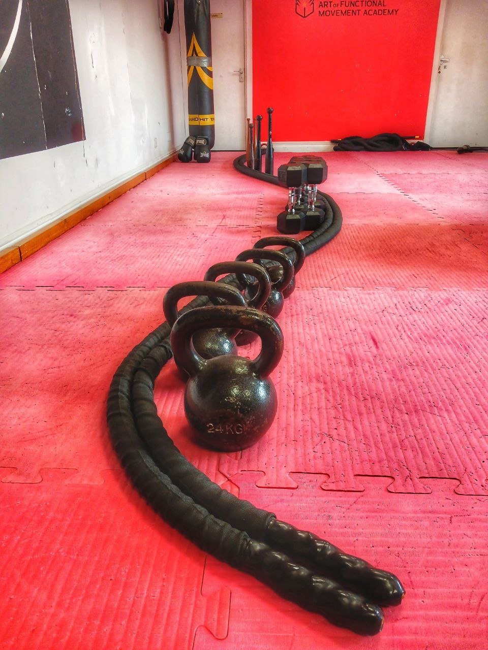 Gym Bag Bells Battle Rope